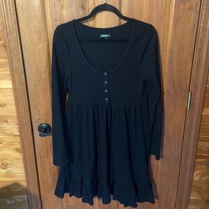 Wild Fable Black Midi Dress